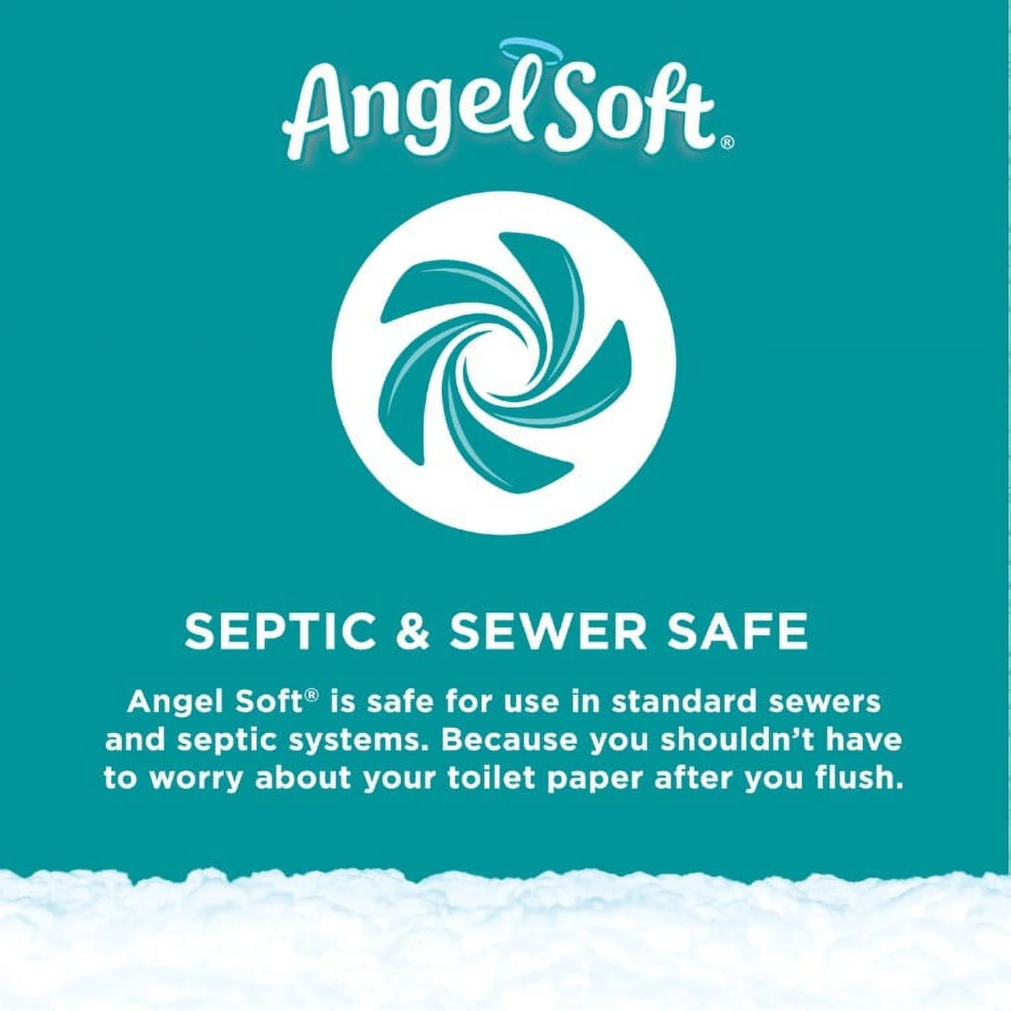 (4 Pack) 2-Ply Toilet Paper, 18 Mega Rolls