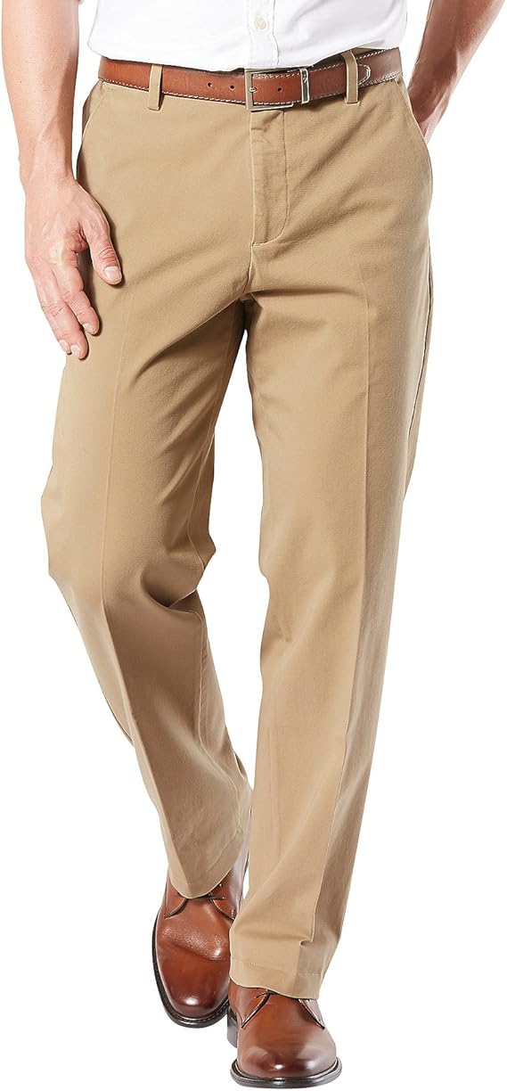 Dockers Mens Classic Fit Workday Khaki Smart 360 FLEX Pants (Standard and Big & Tall)