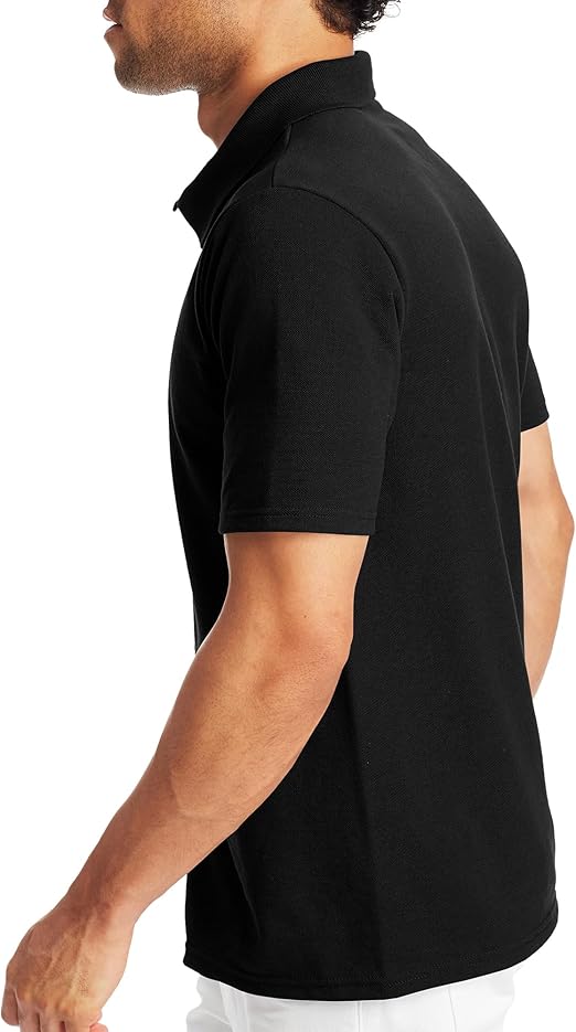 Hanes Men’s X-Temp Short Sleeve Polo Shirt. Midweight Mens Shirt