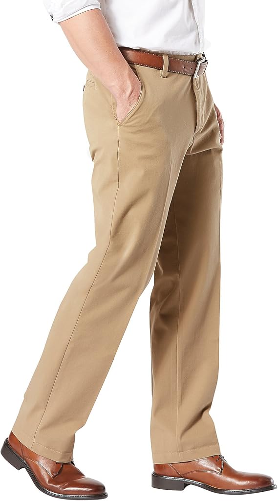 Dockers Mens Classic Fit Workday Khaki Smart 360 FLEX Pants (Standard and Big & Tall)