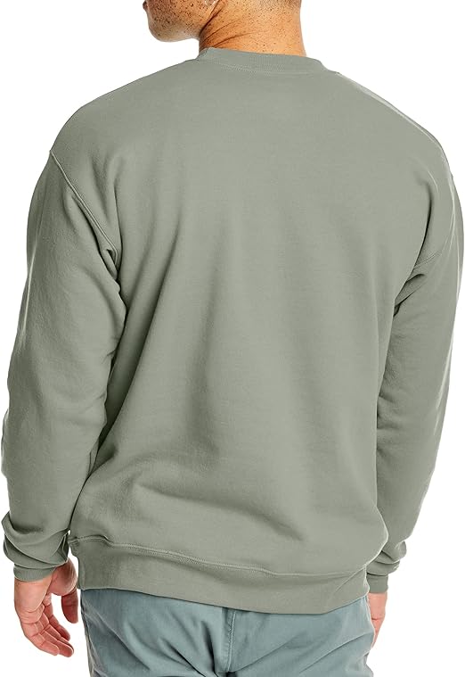 Hanes Mens EcoSmart Fleece. Pullover Crewneck Sweatshirt. 1 or 2 Pack