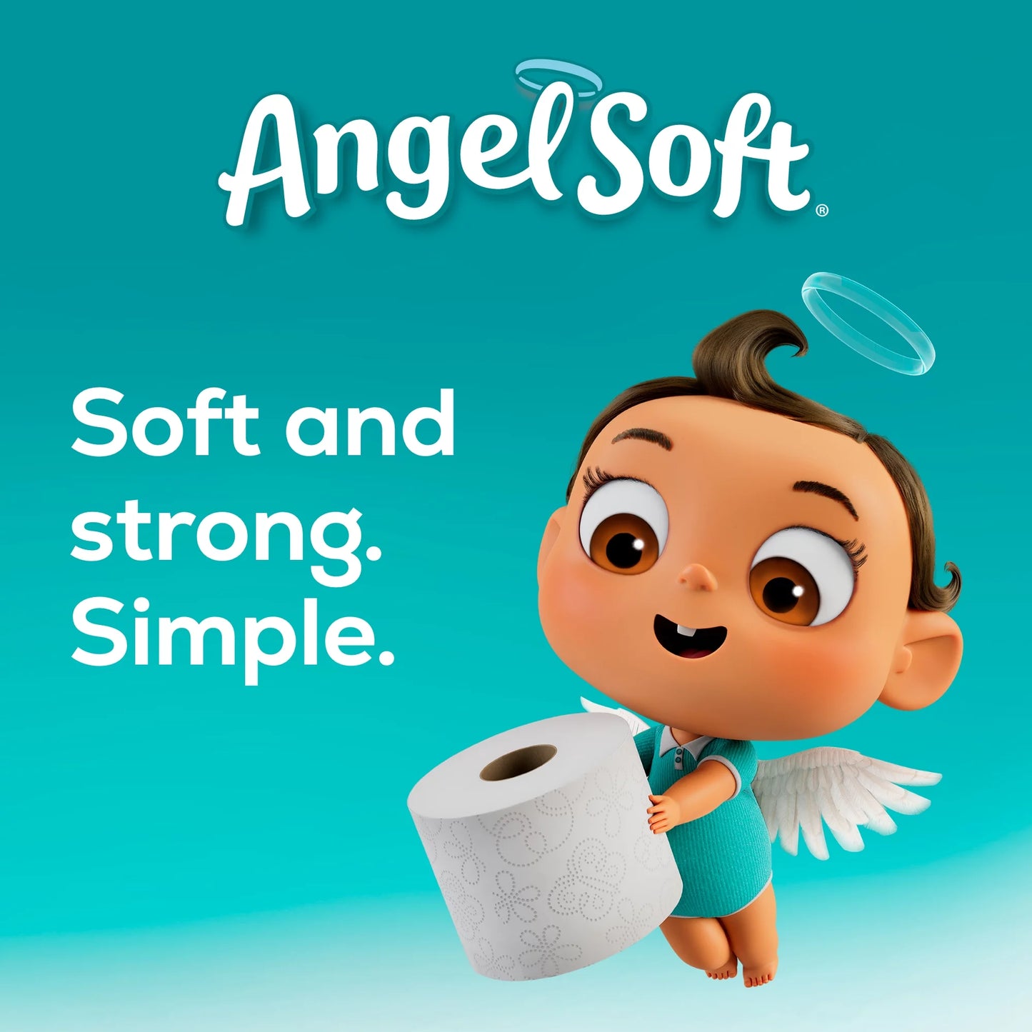 (4 Pack) 2-Ply Toilet Paper, 18 Mega Rolls