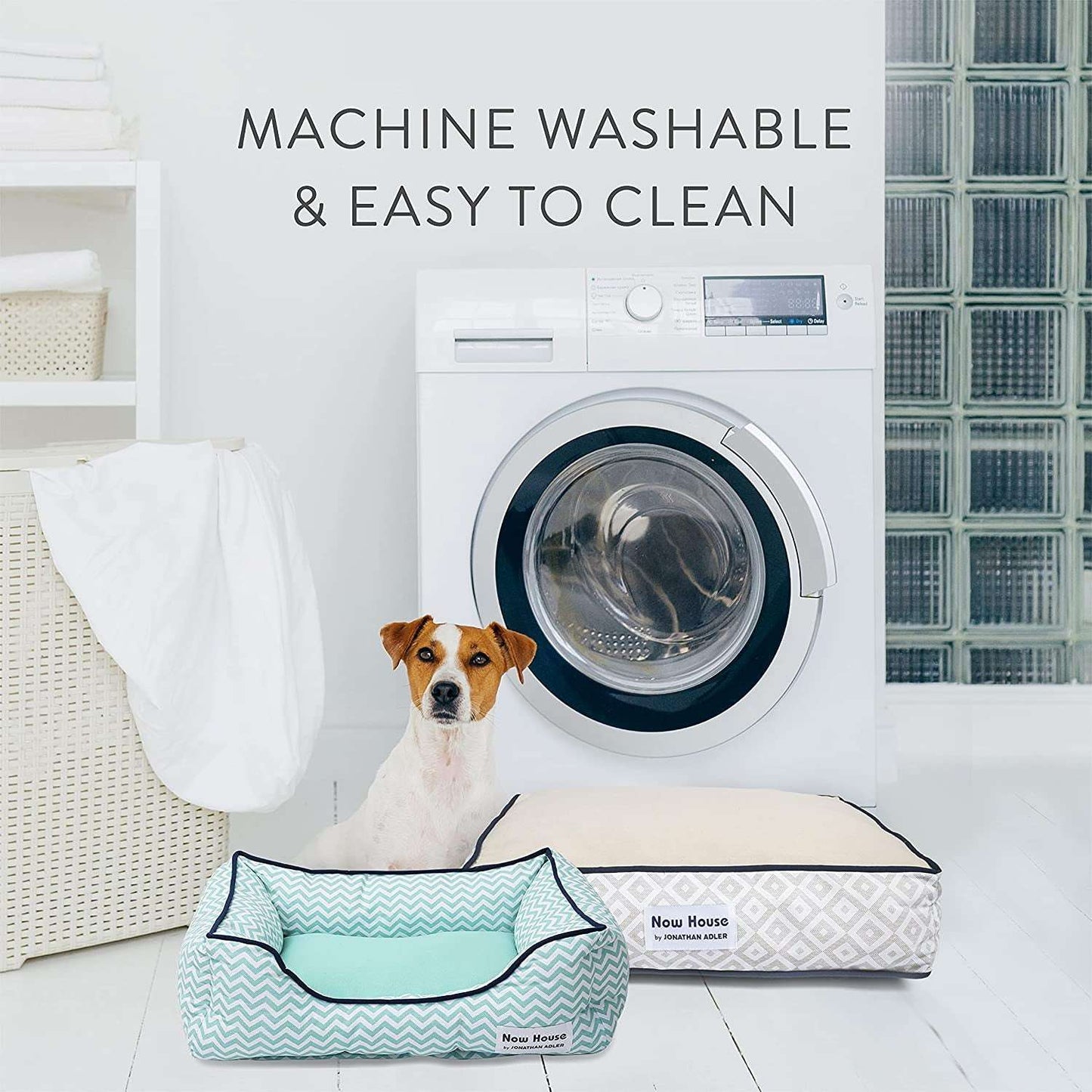 Now House for Pets by Grey Diamond Cuddler Dog Bed, Medium Washable for Medium Sized Dogs