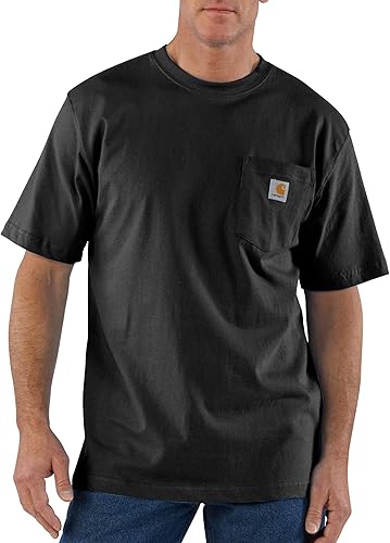 Carhartt Mens Loose Fit Heavyweight Short-Sleeve Pocket T-Shirt (Also Available in Big & Tall)