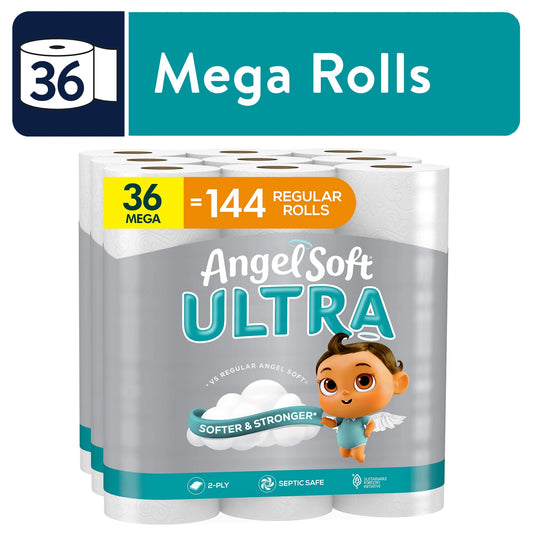 Ultra 2-Ply Toilet Paper, 36 Rolls, 6 Pack